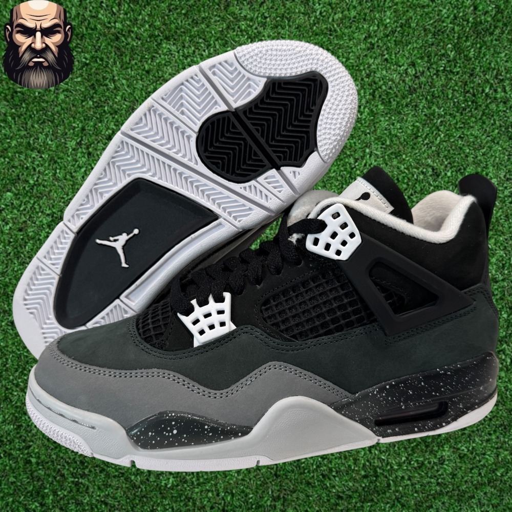 Jordan 4 Retro "Fear" Basketball Shoes FQ8138-002 Men's Size 7